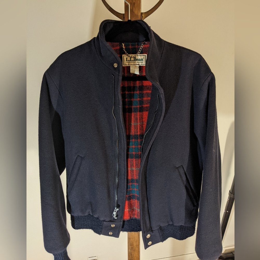 L.L. Bean Wool Bomber Jacket